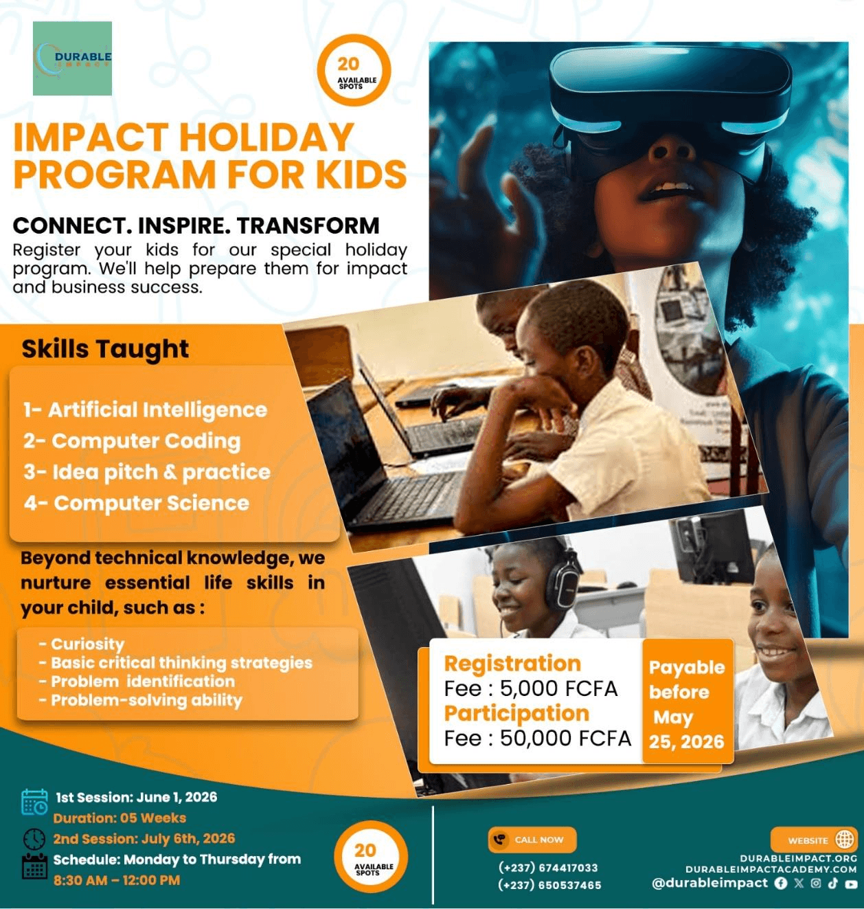 Impact Holiday Program Details